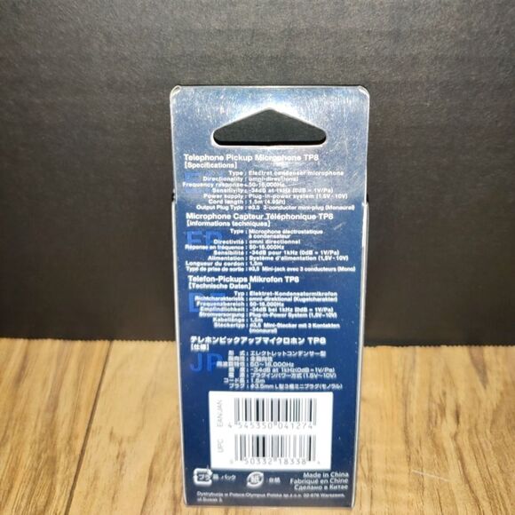 Olympus TP8 Telephone Pickup Microphone New - Picture 5 of 5